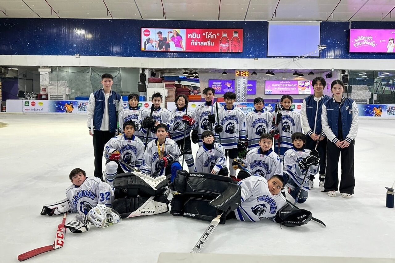 Congratulations U10 Bangkok Warriors  Champion (Division 1) of Thailand Ice Hockey Tournament