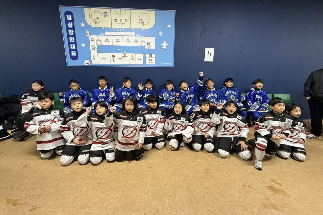 Bangkok Warriors won the U9 Group A Championship at the 2024 3Mega City Cup – Daegu Ilbo International Youth Ice Hockey Tournament