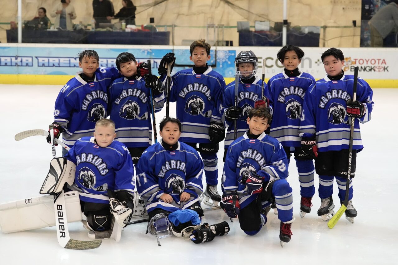 Congrats!!! Bangkok Warriors-Blue The Champions U9 Division of Bangkok Ice Naka Hockey Championship 2024 (12-15 Dec 2024)