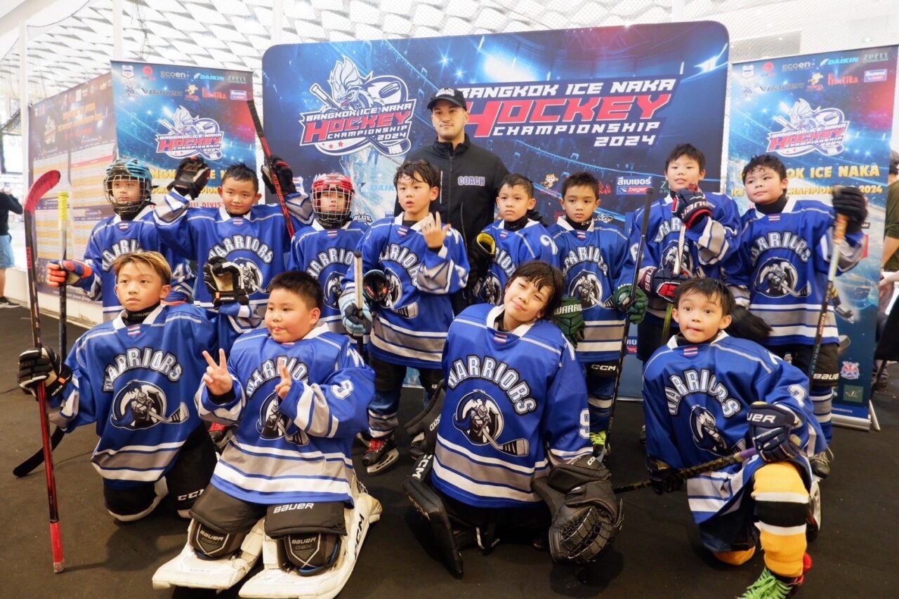 Congrats!!! Bangkok Warriors -White  Second Runner-up U9 Division of Bangkok  Ice Naka Hockey  Championship 2024 (12-15 Dec 2024)